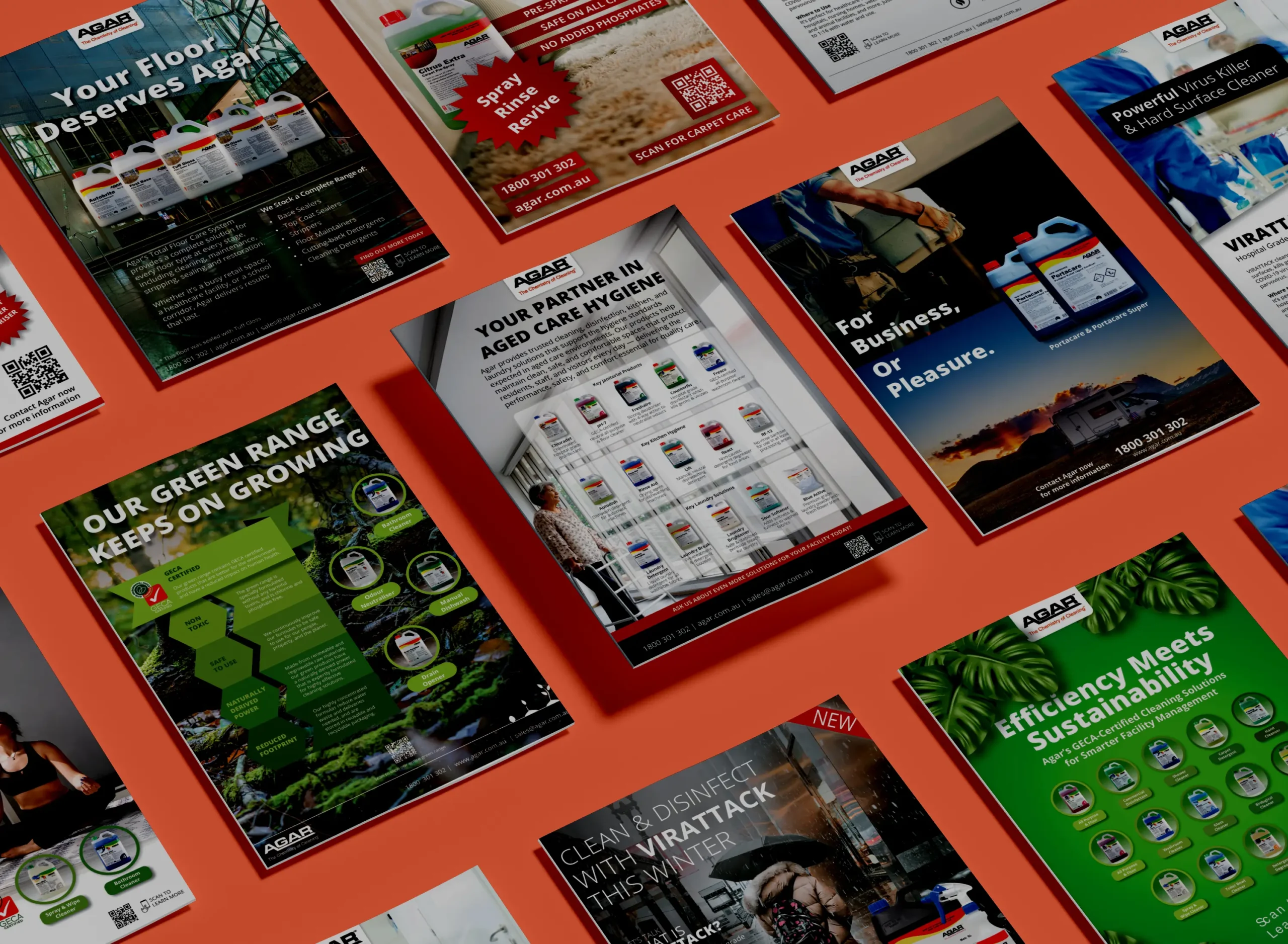 Agar Print Ads mockup